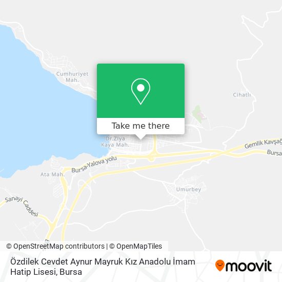 Özdilek Cevdet Aynur Mayruk Kız Anadolu İmam Hatip Lisesi map