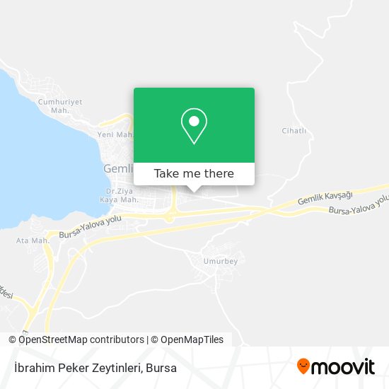 İbrahim Peker Zeytinleri map