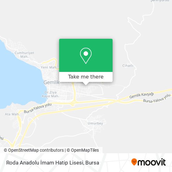 Roda Anadolu İmam Hatip Lisesi map