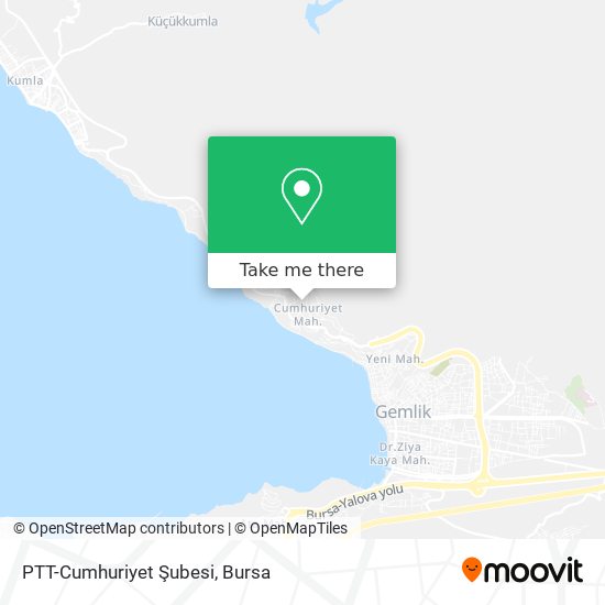 PTT-Cumhuriyet Şubesi map