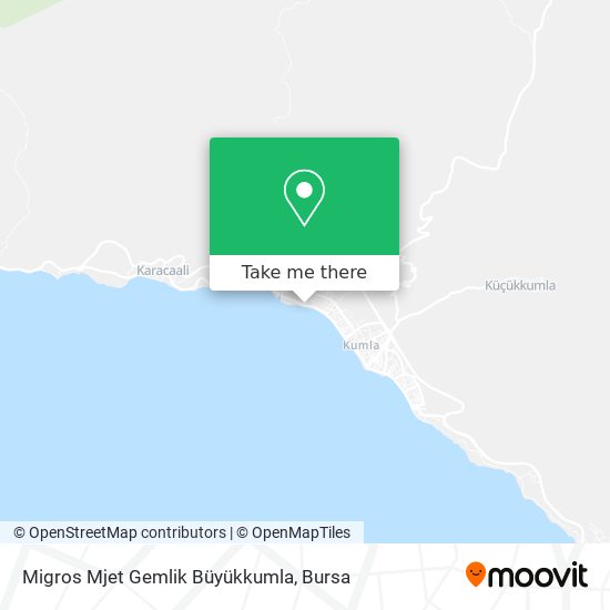 Migros Mjet Gemlik Büyükkumla map