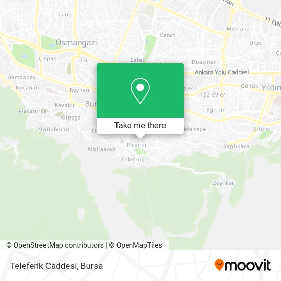 Teleferik Caddesi map