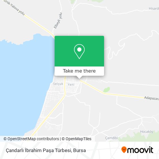 Çandarlı İbrahim Paşa Türbesi map
