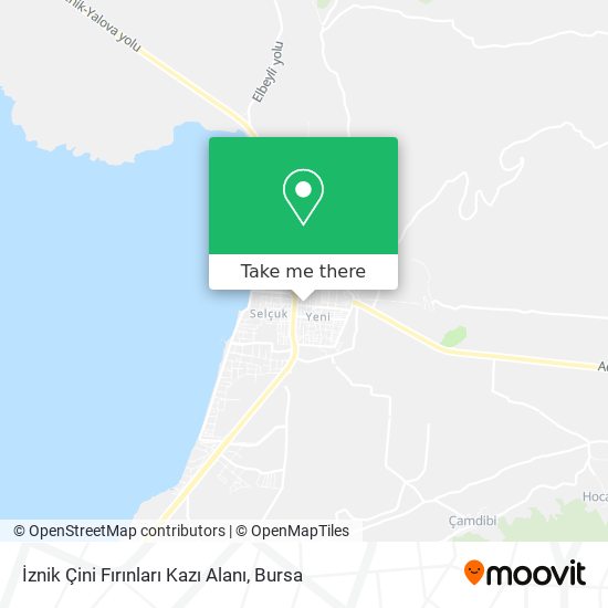 İznik Çini Fırınları Kazı Alanı map