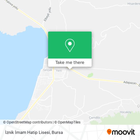 İznik İmam Hatip Lisesi map