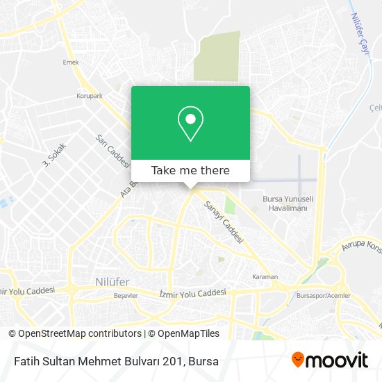 Fatih Sultan Mehmet Bulvarı 201 map