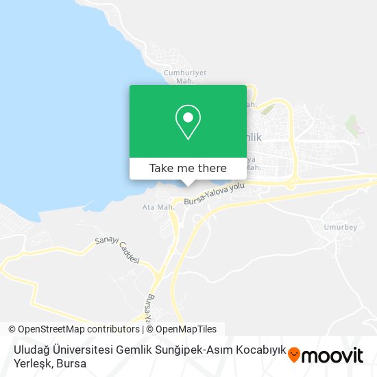 Uludağ Üniversitesi Gemlik Sunğipek-Asım Kocabıyık Yerleşk map
