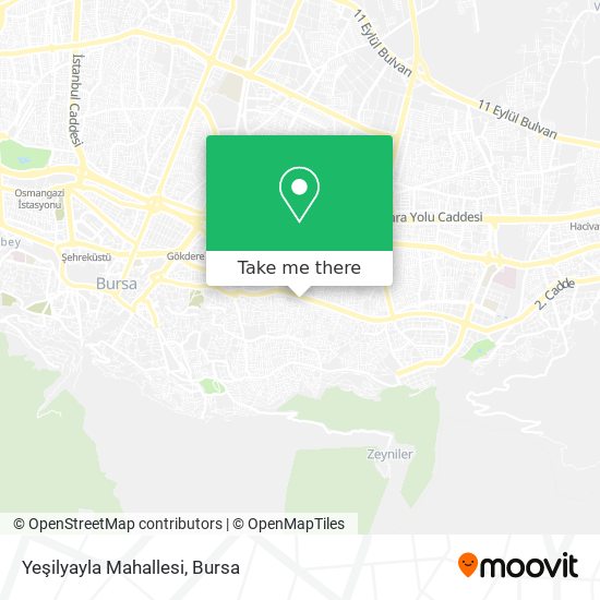 Yeşilyayla Mahallesi map