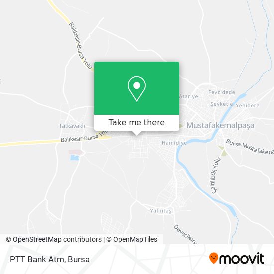 PTT Bank Atm map