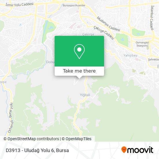 D3913 - Uludağ Yolu 6 map