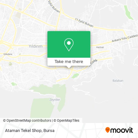 Ataman Tekel Shop map