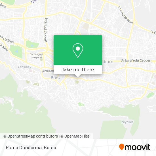 Roma Dondurma map