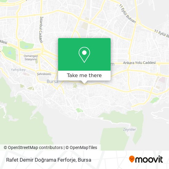 Rafet Demir Doğrama Ferforje map