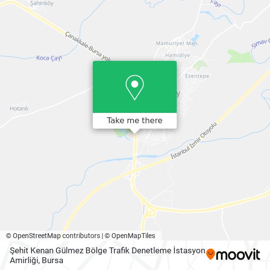 Şehit Kenan Gülmez Bölge Trafik Denetleme İstasyon Amirliği map