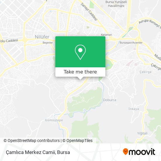Çamlıca Merkez Camii map