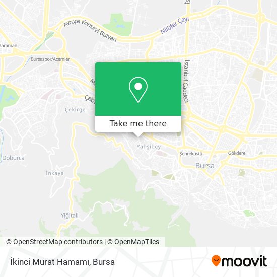İkinci Murat Hamamı map