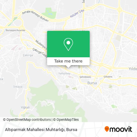 Altıparmak Mahallesi Muhtarlığı map
