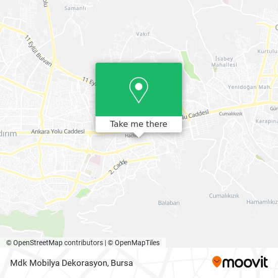 Mdk Mobilya Dekorasyon map