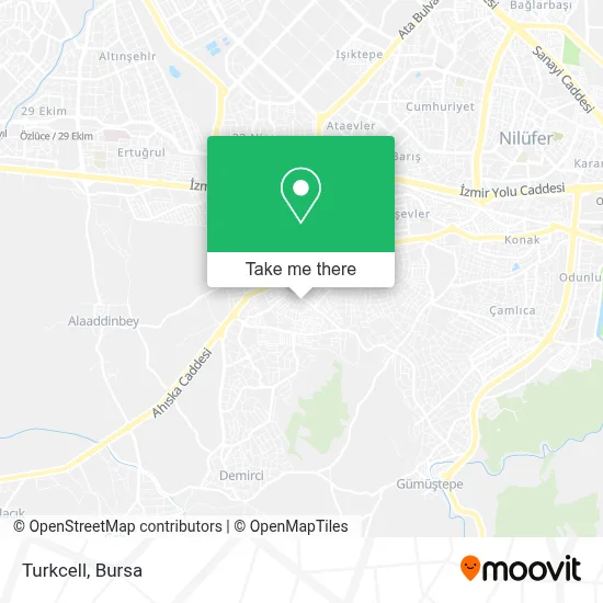 Turkcell map
