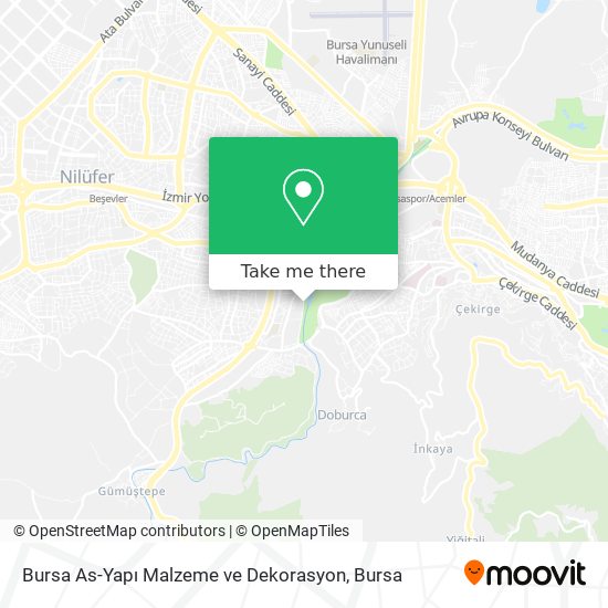 Bursa As-Yapı Malzeme ve Dekorasyon map
