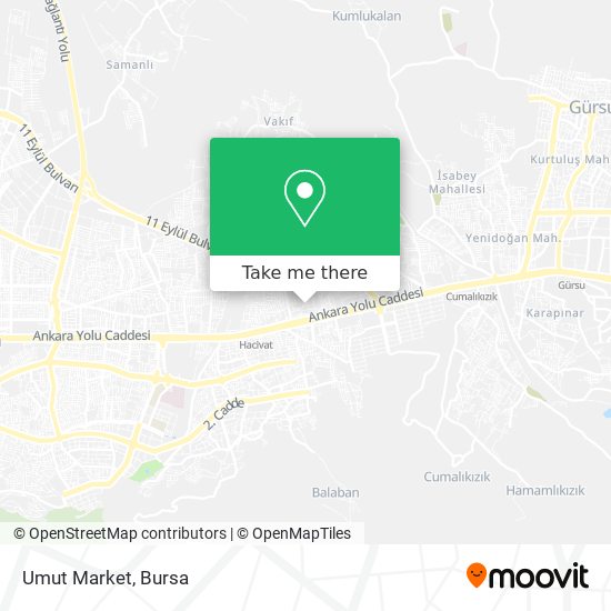 Umut Market map