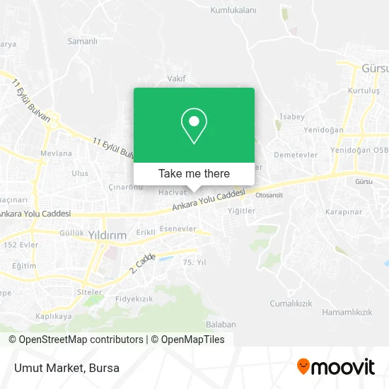 Umut Market map