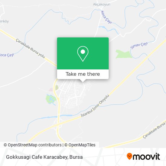 Gokkusagi Cafe Karacabey map