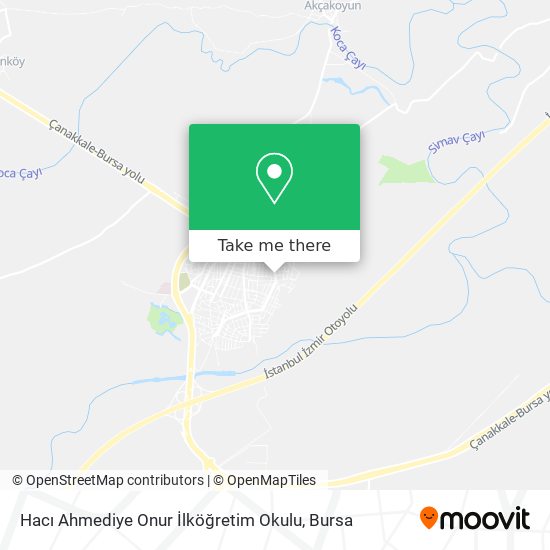 Hacı Ahmediye Onur İlköğretim Okulu map