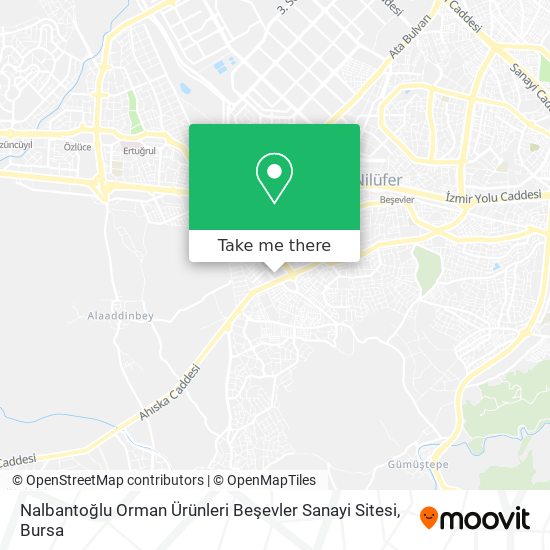 Nalbantoğlu Orman Ürünleri Beşevler Sanayi Sitesi map