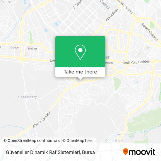 Güveneller Dinamik Raf Sistemleri map