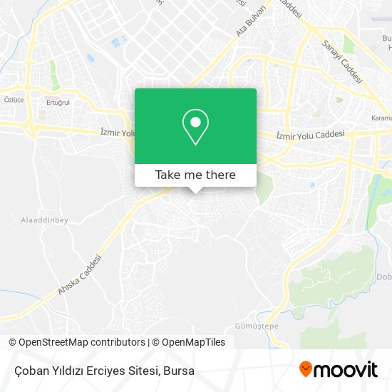 Çoban Yıldızı Erciyes Sitesi map