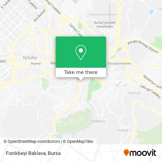 Fıstıkbeyi Baklava map