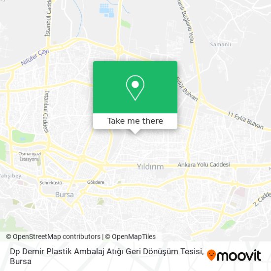 Dp Demir Plastik Ambalaj Atığı Geri Dönüşüm Tesisi map