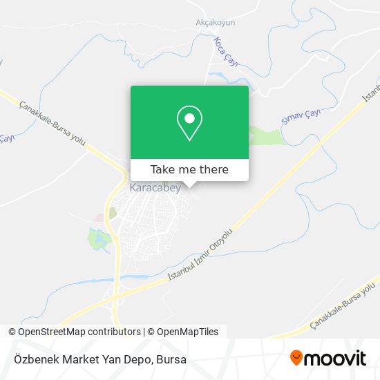 Özbenek Market Yan Depo map