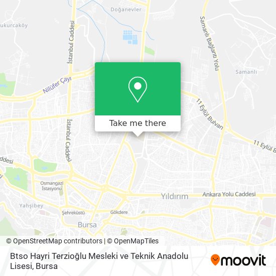 Btso Hayri Terzioğlu Mesleki ve Teknik Anadolu Lisesi map