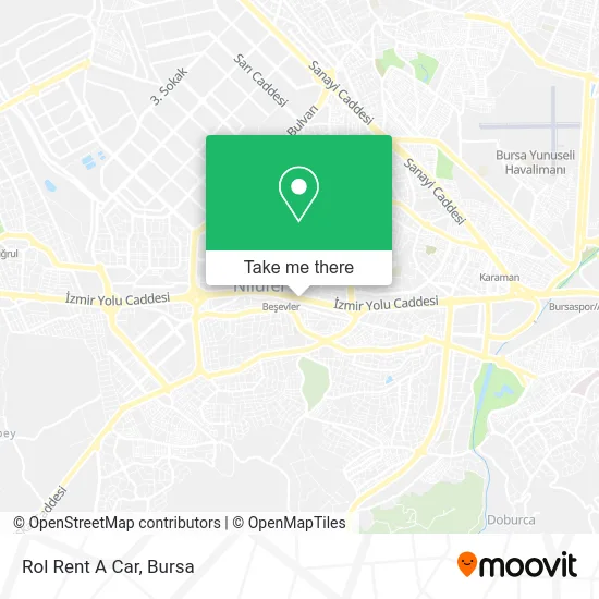 Rol Rent A Car map