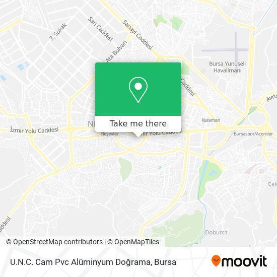 U.N.C. Cam Pvc Alüminyum Doğrama map