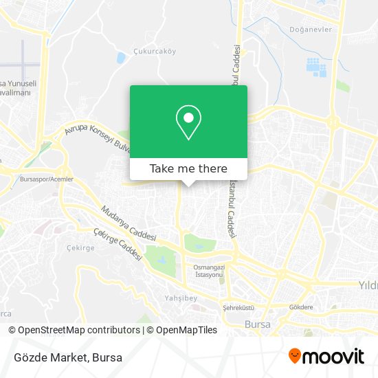 Gözde Market map