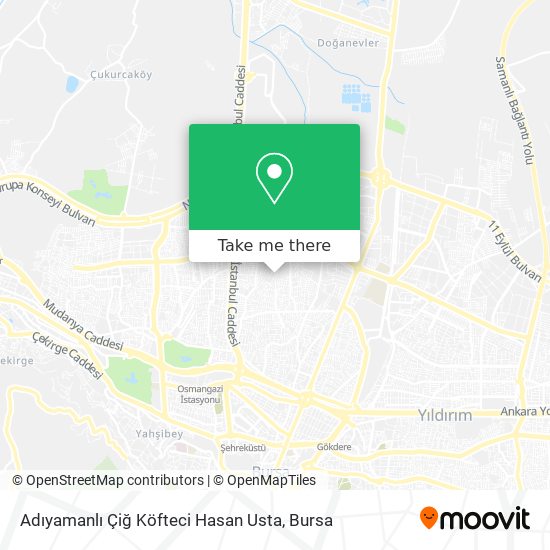 Adıyamanlı Çiğ Köfteci Hasan Usta map