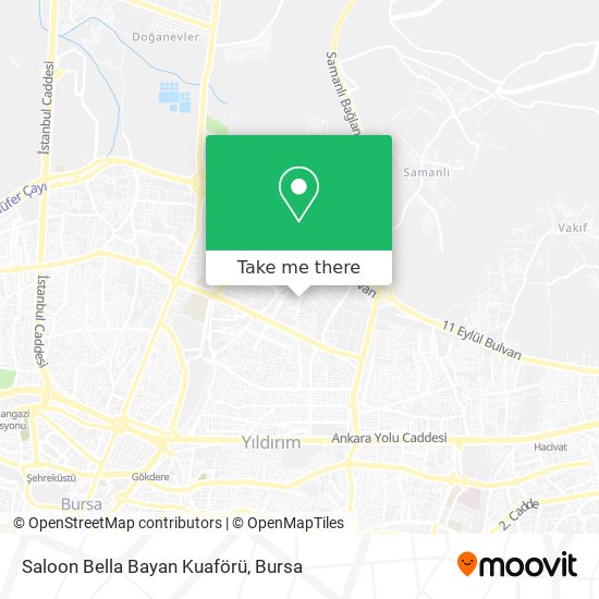 Saloon Bella Bayan Kuaförü map