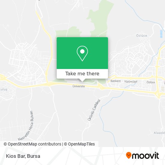 Kios Bar map