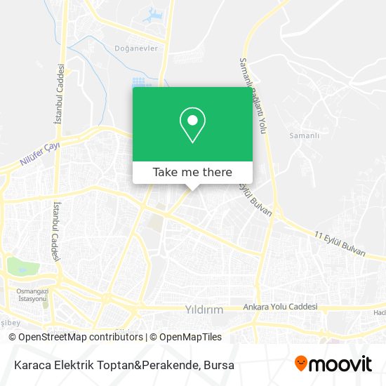 Karaca Elektrik Toptan&Perakende map