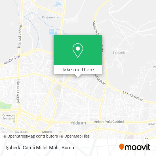 Şüheda Camii Millet Mah. map