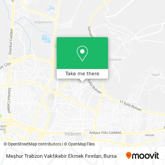 Meşhur Trabzon Vakfıkebir Ekmek Fırınları map