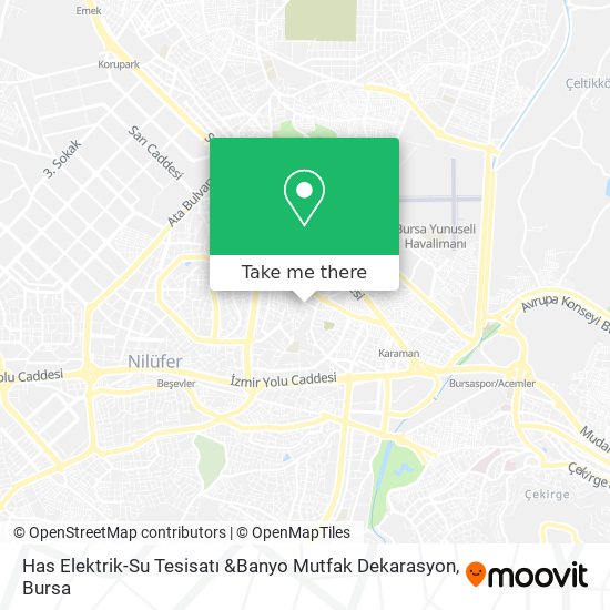 Has Elektrik-Su Tesisatı &Banyo Mutfak Dekarasyon map