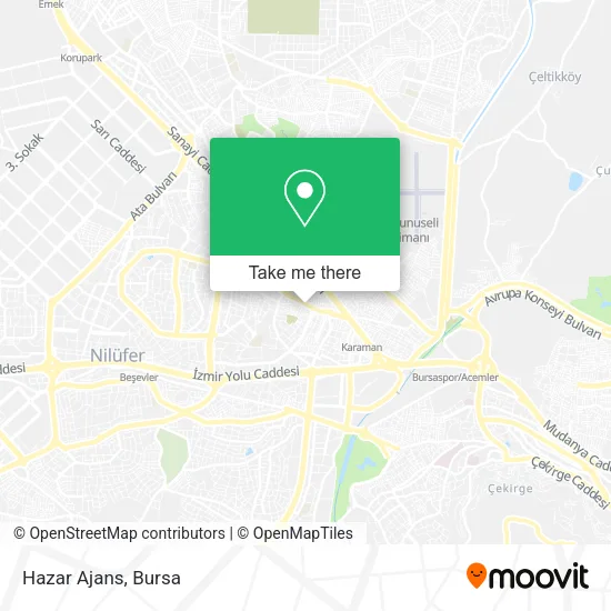 Hazar Ajans map