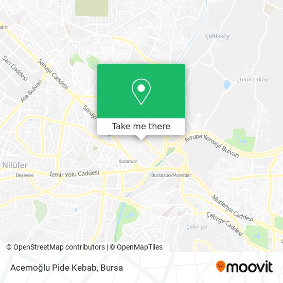 Acemoğlu Pide Kebab map