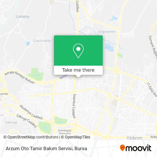 Arzum Oto Tamir Bakım Servisi map