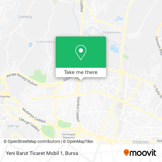 Yeni Barut Ticaret Mobil 1 map