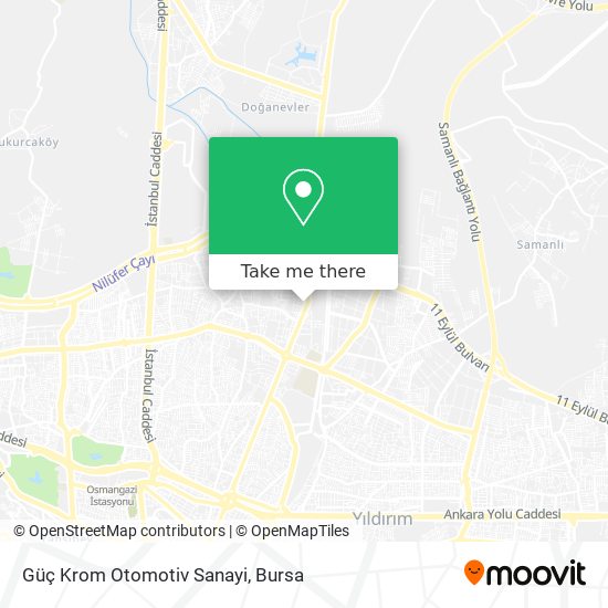 Güç Krom Otomotiv Sanayi map